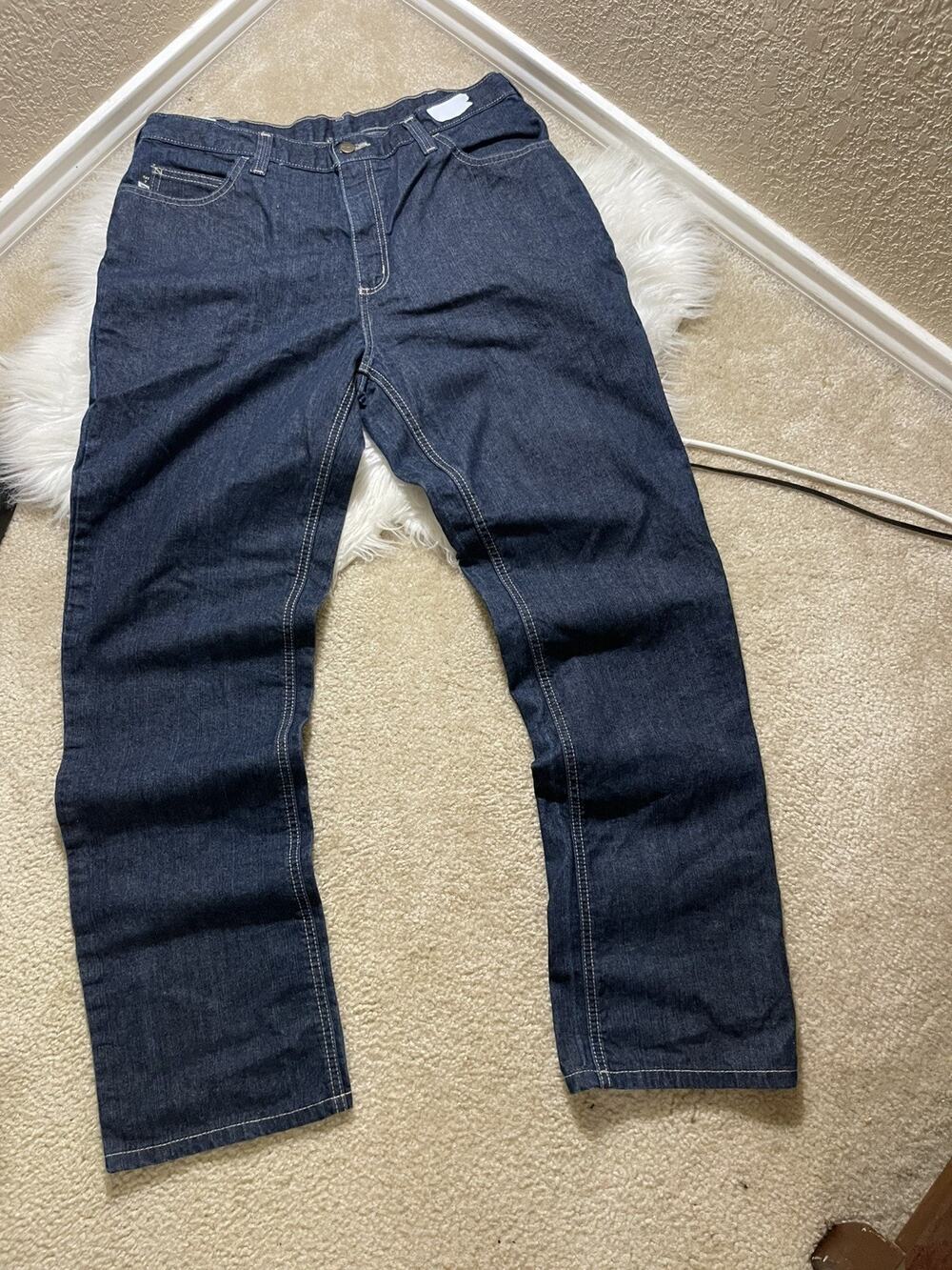 Carhartt FR Jeans Mens 36x34 Work Pants Relaxed Cat2 Hotwork Welding MIllwright